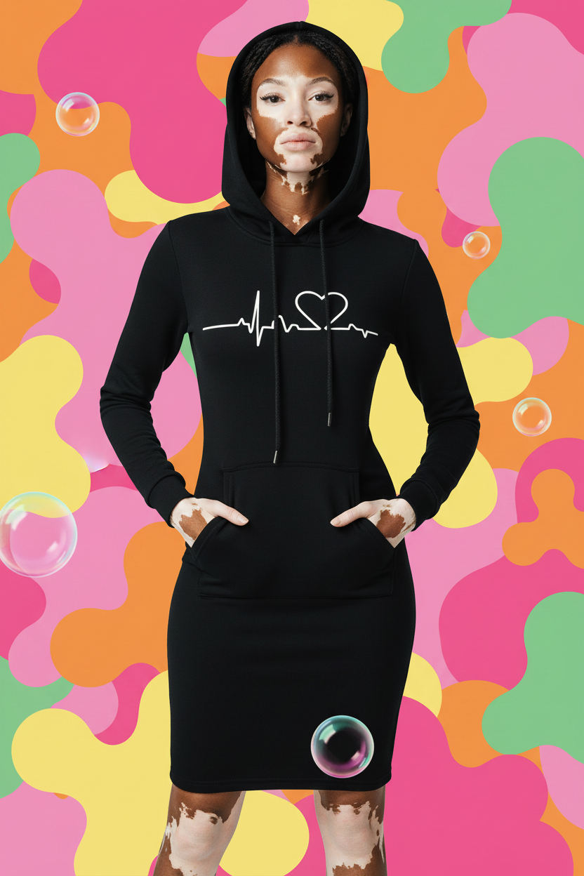 Autumn Winter Women Hoodies Sweatshirts Long-sleeved Dress
