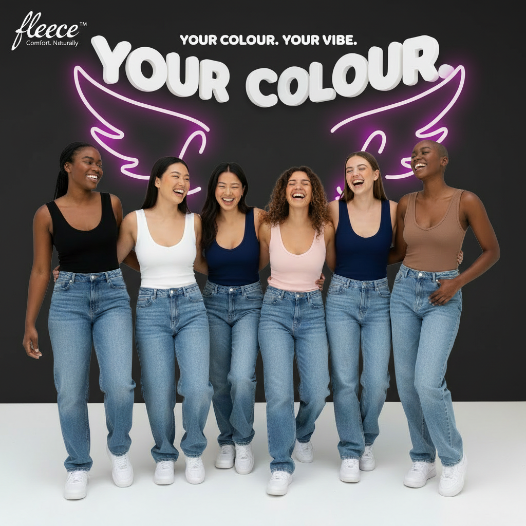 Fleece Vest Top – Group Wings Black Background