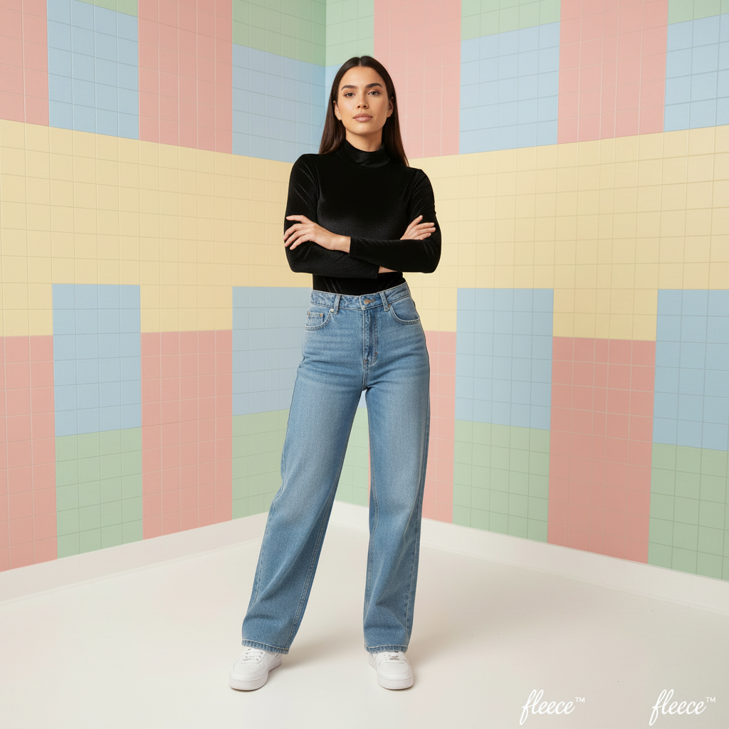 Square editorial bodysuit
